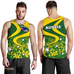 Tank Top - Australia National Color Mens Tank - Men