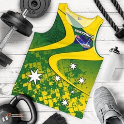 Tank Top - Australia National Color Mens Tank - Men