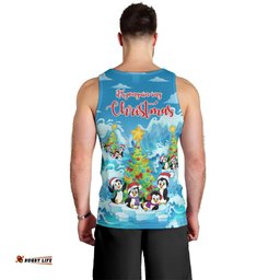 Its Penguin-ing To Look A Lot Like Christmas Men Tank Top