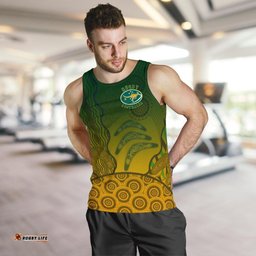 Australia Men'S Tank Top, Aboriginal Australian Rugby Mens Tank