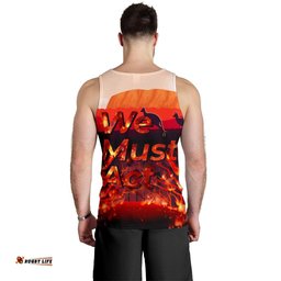 Tank Top - Koala Bushfire Tank Pray For Australia - Men