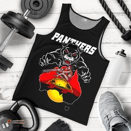Panthers Men Tank Top Special Map