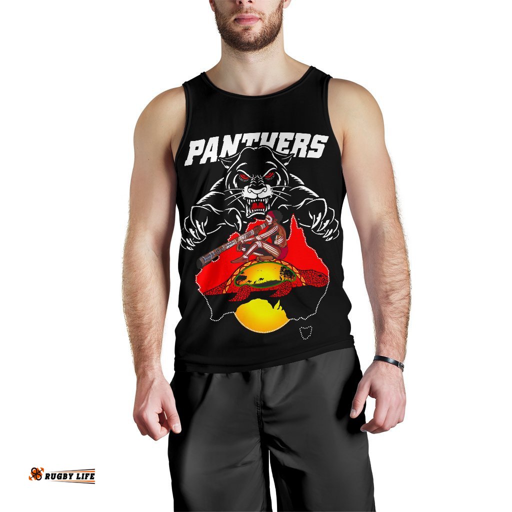Panthers Men Tank Top Special Map