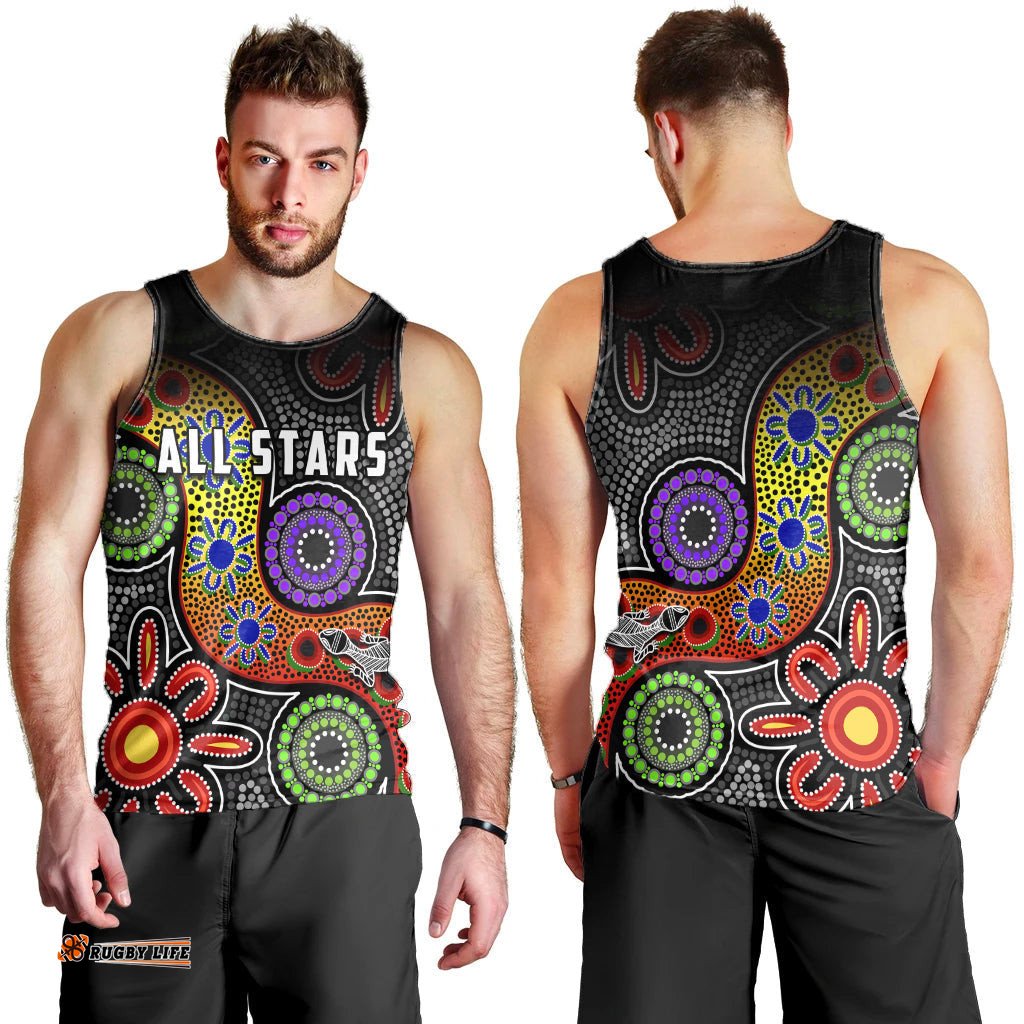 All Stars Christmas Men Tank Top Indigenous Dreamtime