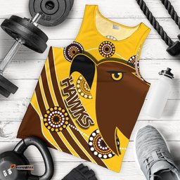 Pride Hawks Men Tank Top Hawthorn Indigenous