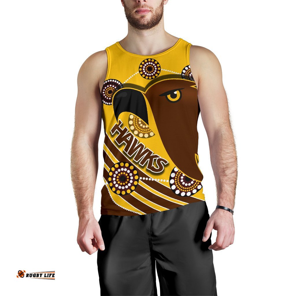 Pride Hawks Men Tank Top Hawthorn Indigenous