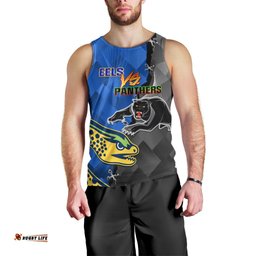 Personalised Panthers And Eels Men Tank Top Sporty Version