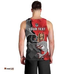 Personalised Panthers And Dolphins Men Tank Top Sporty Version