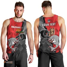 Personalised Panthers And Dolphins Men Tank Top Sporty Version