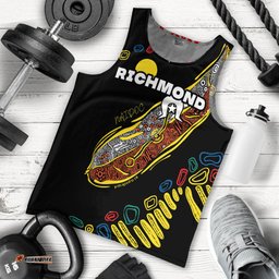 Richmond NAIDOC Week Men Tank Top Tigers Aboriginal Special Style