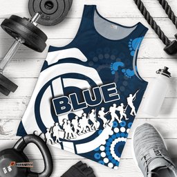 Carlton Blues Men's Tank Top Anzac Day