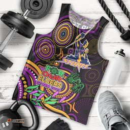Custom Storm Rugby Aboriginal Art Men Tank Top NAIDOC Indigenous Tribal