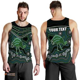 (Custom Personalised) Emu Aboriginal Boomerang Men Tank Top No.3
