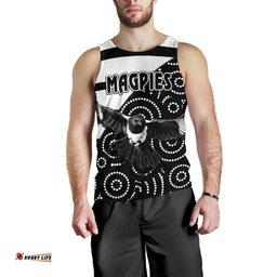 Western Suburbs Magpies Men's Tank Top Simple Indigenous