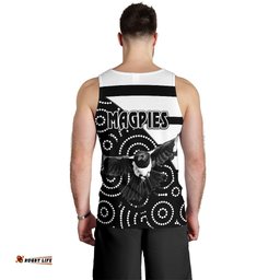 Western Suburbs Magpies Men's Tank Top Simple Indigenous