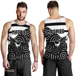 Western Suburbs Magpies Men's Tank Top Simple Indigenous