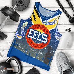 Parramatta Eels Anzac Men Tank Top Ethnic Style