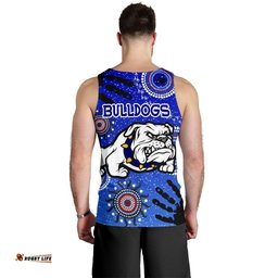 Bulldogs Men Tank Top Indigenous Country Style