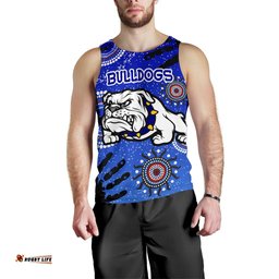 Bulldogs Men Tank Top Indigenous Country Style