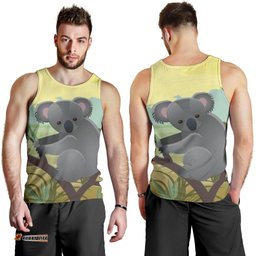 Men Tank Top - Koala Mens Tank Tree