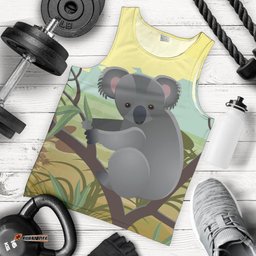 Men Tank Top - Koala Mens Tank Tree