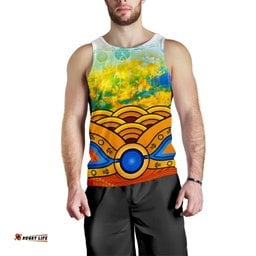Aboriginal Men's Tank Top, Australia Kangaroo Sky