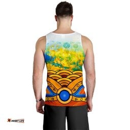 Aboriginal Men's Tank Top, Australia Kangaroo Sky