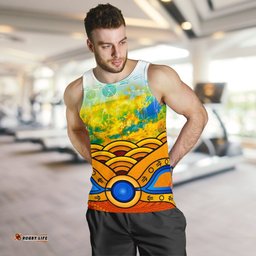 Aboriginal Men's Tank Top, Australia Kangaroo Sky