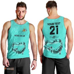 Matildas Til Its Done Custom Men Tank Top Australia Womens Soccer Turquoise Style