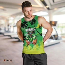 NRL Raiders Men Tank Top Summer Vibe Style