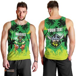 NRL Raiders Men Tank Top Summer Vibe Style