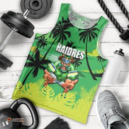 NRL Raiders Men Tank Top Summer Vibe Style