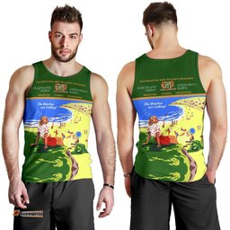Men Tank Top - Queensland Mens Tank Vintage Poster