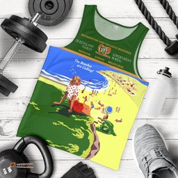 Men Tank Top - Queensland Mens Tank Vintage Poster