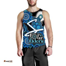 Adelaide Strikers Cricket Men Tank Top NAIDOC Torres Strait For Our Elders