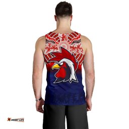 Roosters Men's Tank Top Anzac Day Aboriginal