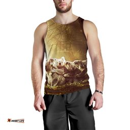 Men's Tank Top - Koala Family Landscape Art