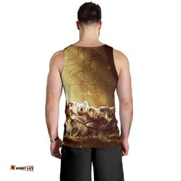 Men's Tank Top - Koala Family Landscape Art