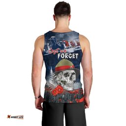 New Zealand ANZAC Day Men Tank Top Freedom Ain't Free