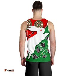 Rabbitohs Forever Men Tank Top Indigenous