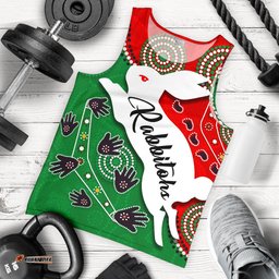 Rabbitohs Forever Men Tank Top Indigenous