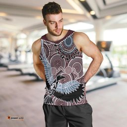 Aboriginal Pattern Bird Men Tank Top TS04