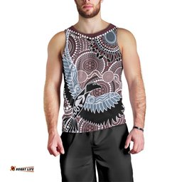 Aboriginal Pattern Bird Men Tank Top TS04