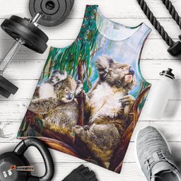 Tank Top - Koala And Joey Tank 3D Art - Men