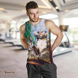 Tank Top - Koala And Joey Tank 3D Art - Men