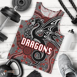 St. George Dragons Men Tank Top Unique Indigenous