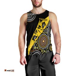Richmond Indigenous Men Tank Top Tigers Football