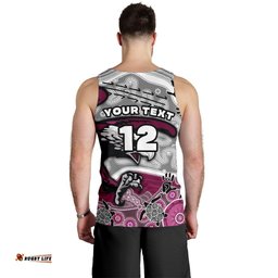 (Custom Personalised) Sea Eagles Men's Tank Top Aboriginal style