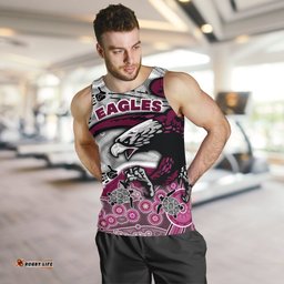 (Custom Personalised) Sea Eagles Men's Tank Top Aboriginal style