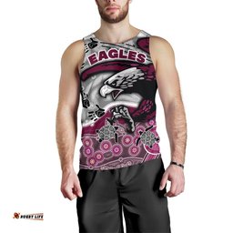 (Custom Personalised) Sea Eagles Men's Tank Top Aboriginal style